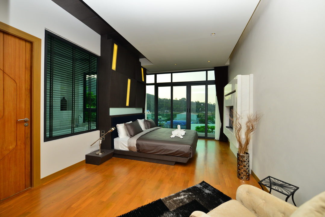 Bukit pool villas - Bed & View